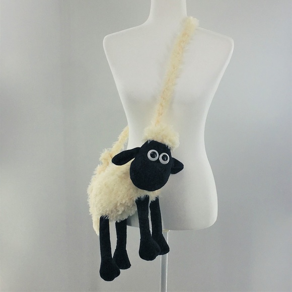 Bags | Shaun The Sheep Purse Black White | Poshmark